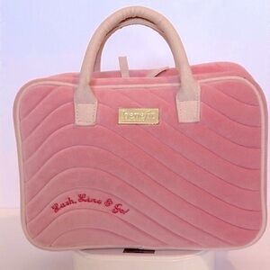 Benefit cosmetics travel bag with handles PINK NWOT